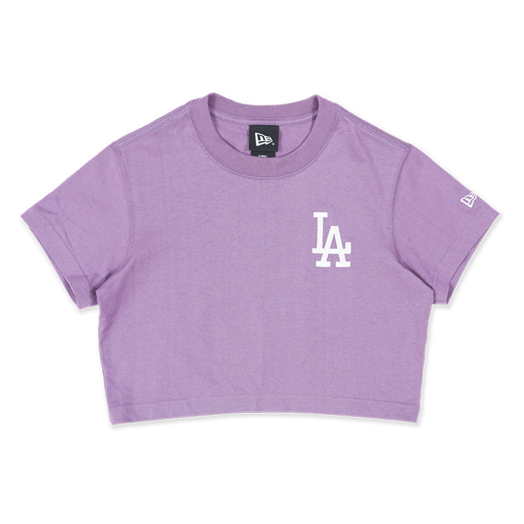 Los Angeles Dodgers MLB Color Era Purple Dusk  Women Crop Top Tee