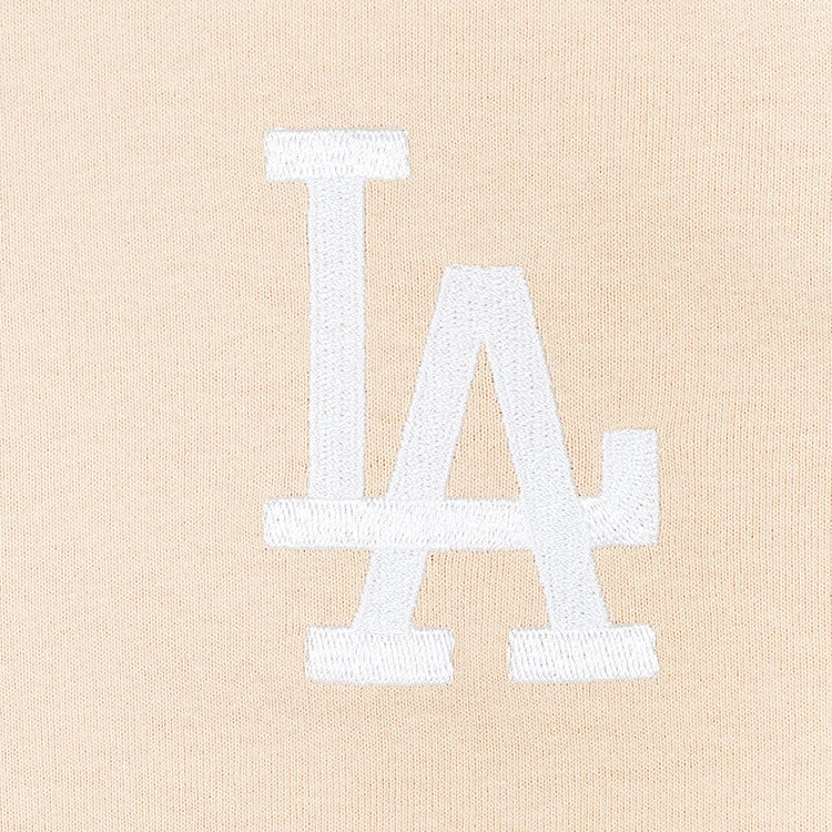 Los Angeles Dodgers MLB Color Era Oat Milk Women Crop Top Tee