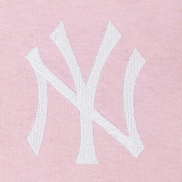 New York Yankees MLB Color Story Pink Rouge Women Crop Top Tee