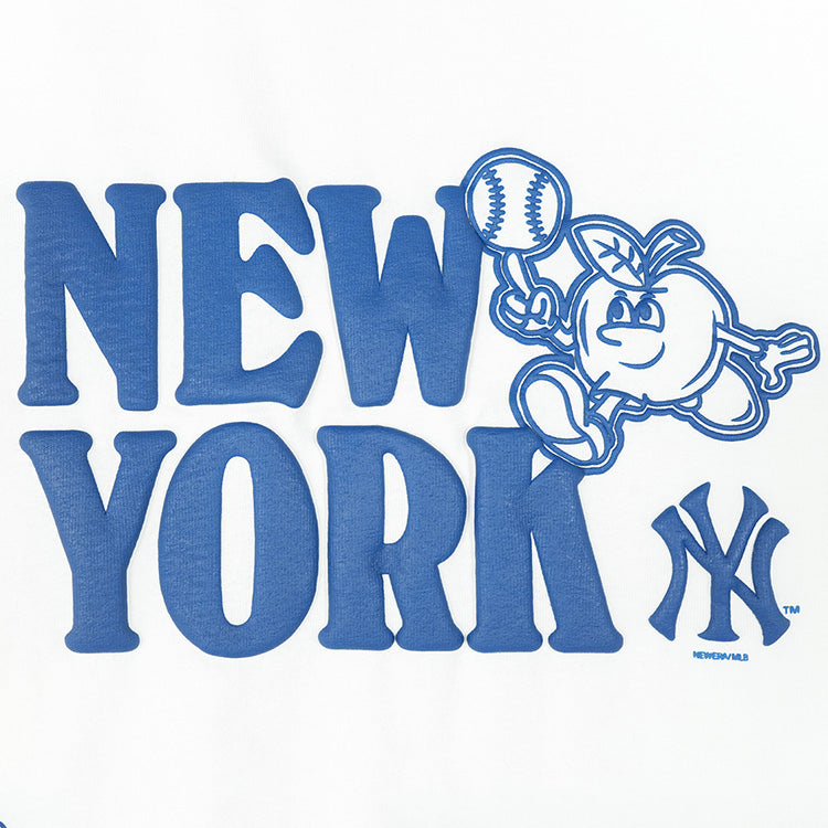 New York Yankees MLB City Vibe Cartoon White Short Sleeve T-Shirt