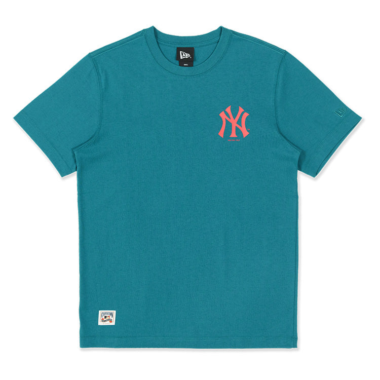 New York Yankees MLB Cooperstown 1999 World Series Badlands Aqua Short Sleeves T-Shirt