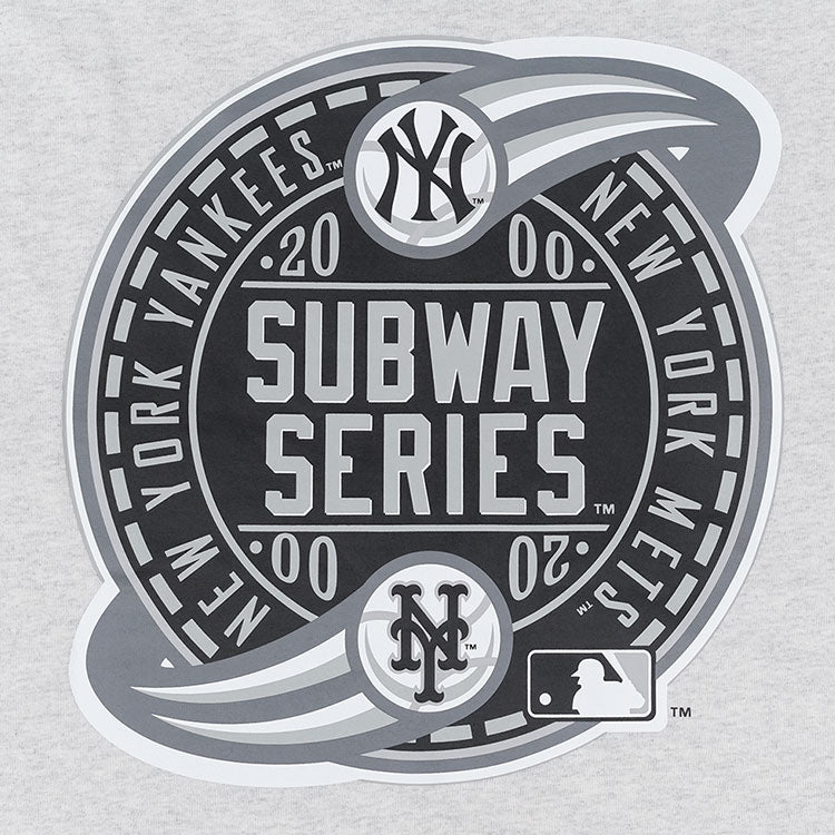 New York Yankees MLB Cooperstown Subway Series 2000 Koala Gray Short Sleeve T-Shirt