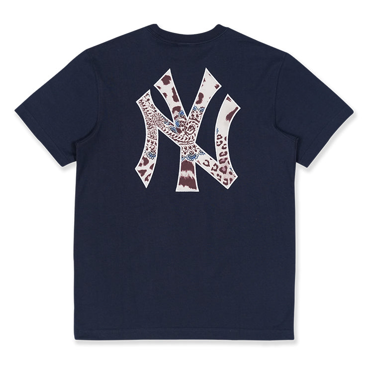 New York Yankees MLB Animal Paisley Navy Short Sleeve T Shirt New Era PH