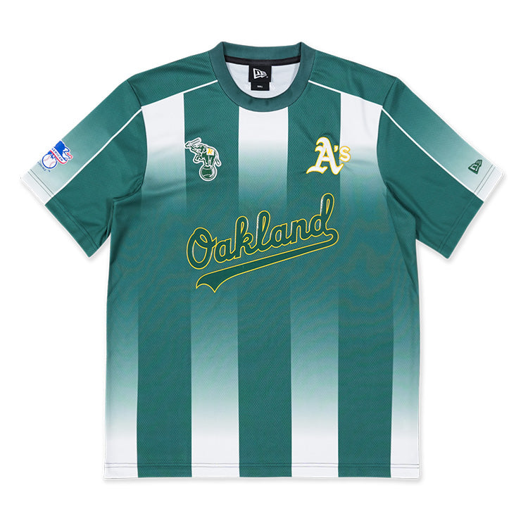 Oakland Athletics MLB Soccer Dark Green White Jersey Shirt