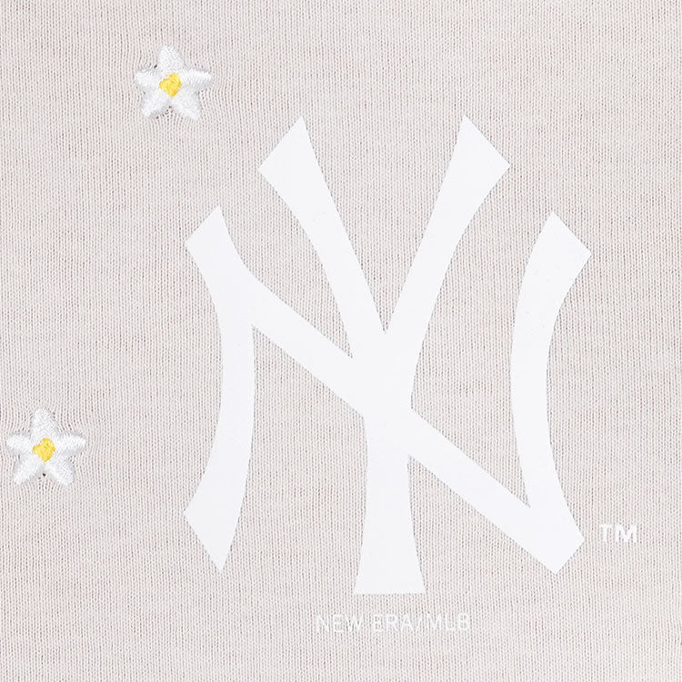 New York Yankees MLB Mini Floral Stone Short Sleeve T-Shirt