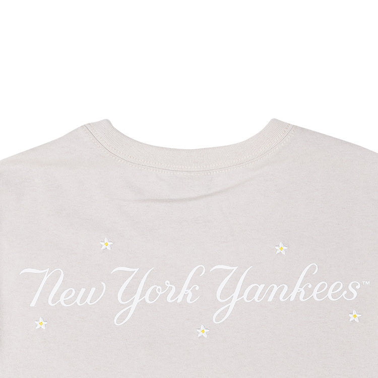 New York Yankees MLB Mini Floral Stone Short Sleeve T-Shirt