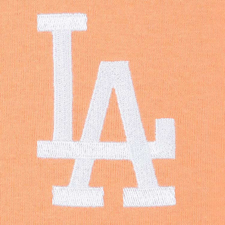 Los Angeles Dodgers MLB Color Era Orange Glaze Women Crop Top Tee