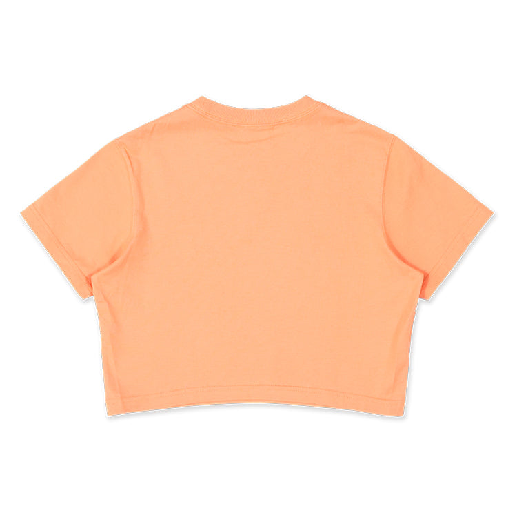 Los Angeles Dodgers MLB Color Era Orange Glaze Women Crop Top Tee