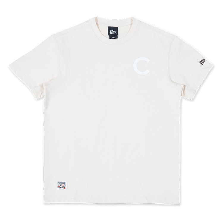 Chicago Cubs MLB Cooperstown Coconut Light Cream Short Sleeve T-Shirt