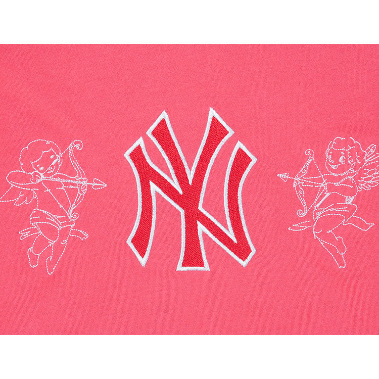 New York Yankees MLB My Valentine Angeles Pink Short Sleeve T-Shirt