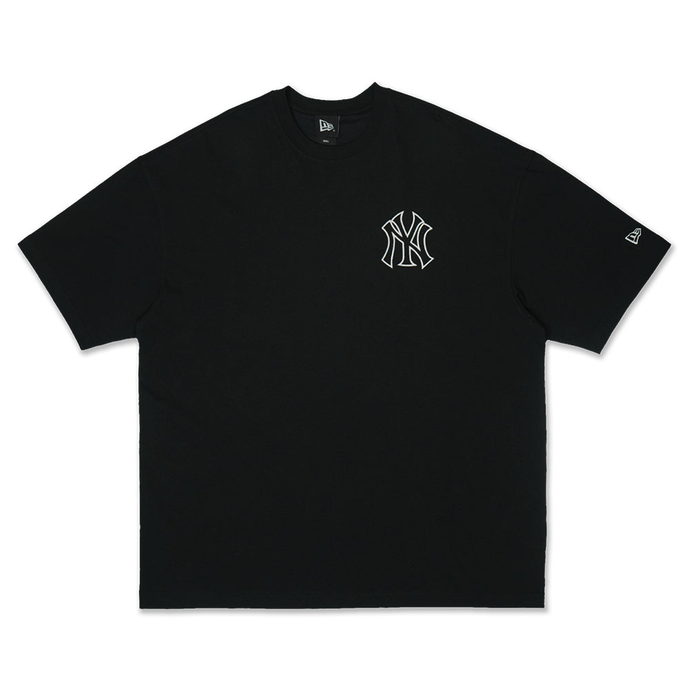New Era New York Yankees Arch Black Oversized COOLERA Short Sleeve T-Shirt