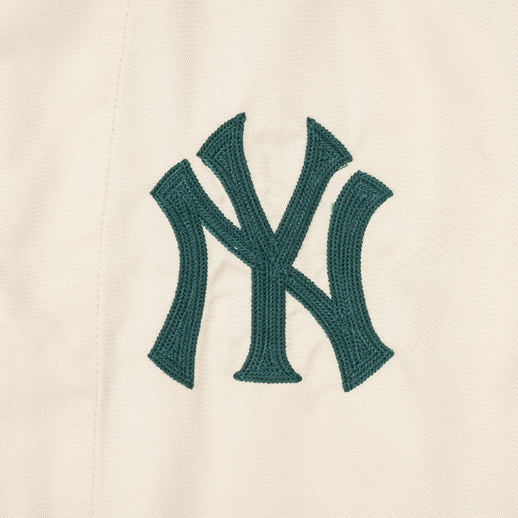 New York Yankees MLB Coach Jacket Pearled Ivory