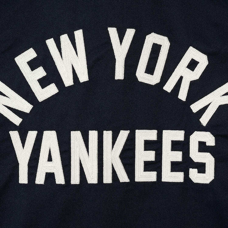 New York Yankees MLB Coach Jacket Navy