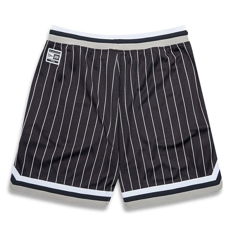 New York Yankees MLB East Coast Navy Pinstripe Mesh Shorts