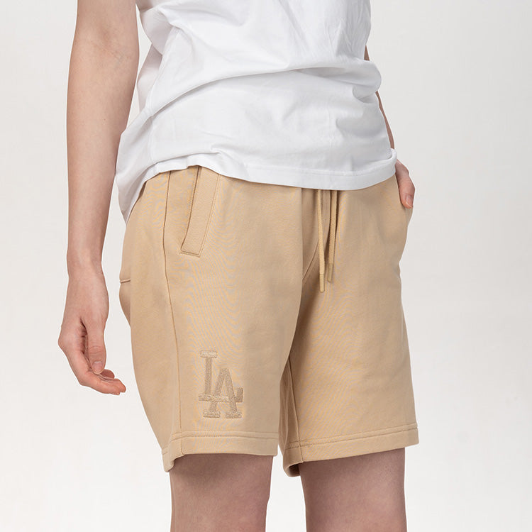 Los Angeles Dodgers MLB Color Era Oat Milk Knit Shorts