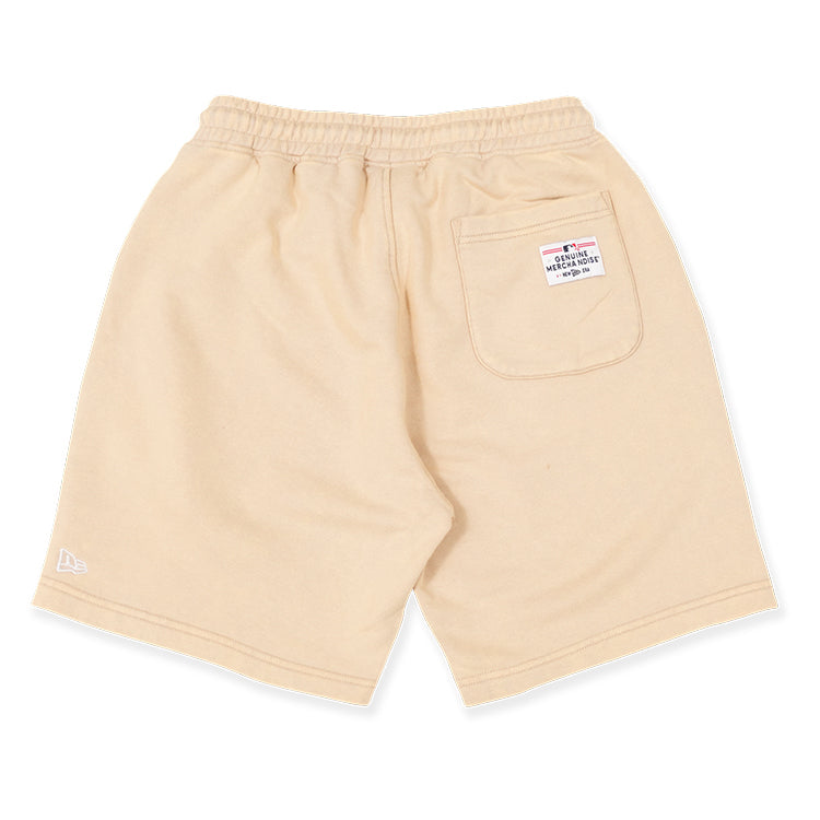 Los Angeles Dodgers Broken World Acid Wash Oat Milk Knit Shorts