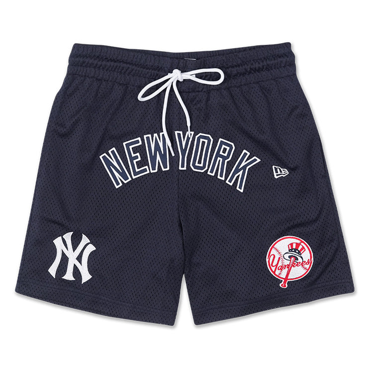 New York Yankees MLB Soccer Navy Mesh Shorts