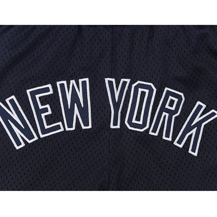 New York Yankees MLB Soccer Navy Mesh Shorts