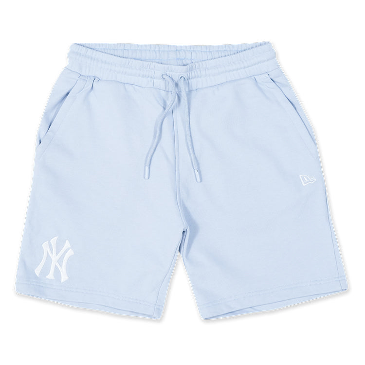 New York Yankees MLB Color Era Soft Blue Knit Shorts