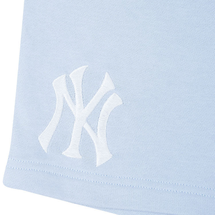 New York Yankees MLB Color Era Soft Blue Knit Shorts