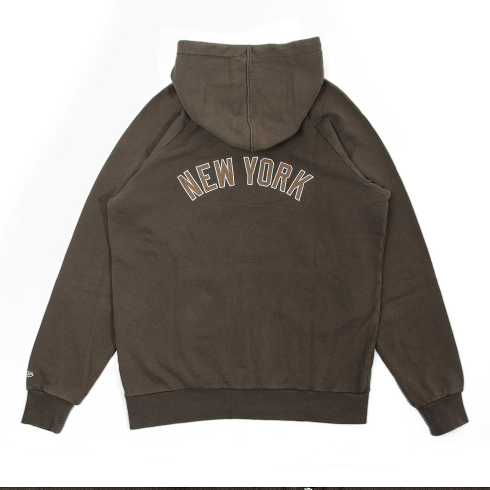 New Era New York Yankees MLB Academy Club Brown Hoodie Knit Jacket