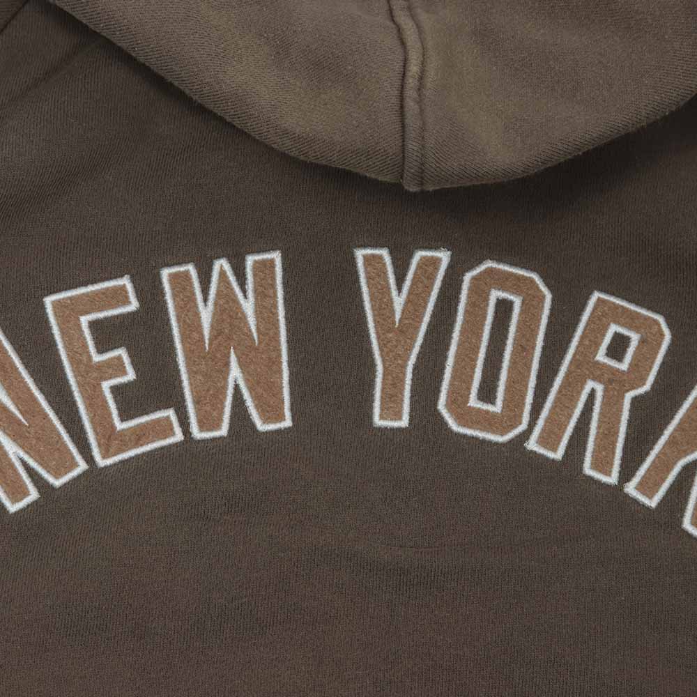 New Era New York Yankees MLB Academy Club Brown Hoodie Knit Jacket