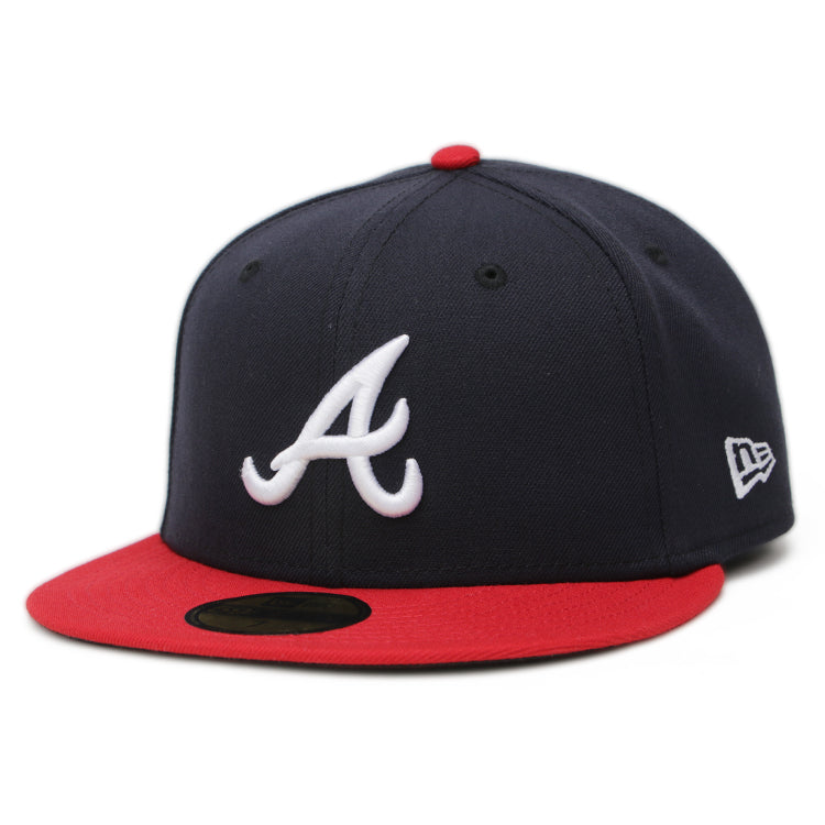 Atlanta Braves MLB AC Perf HM 2017 Red Navy 59FIFTY Fitted Cap