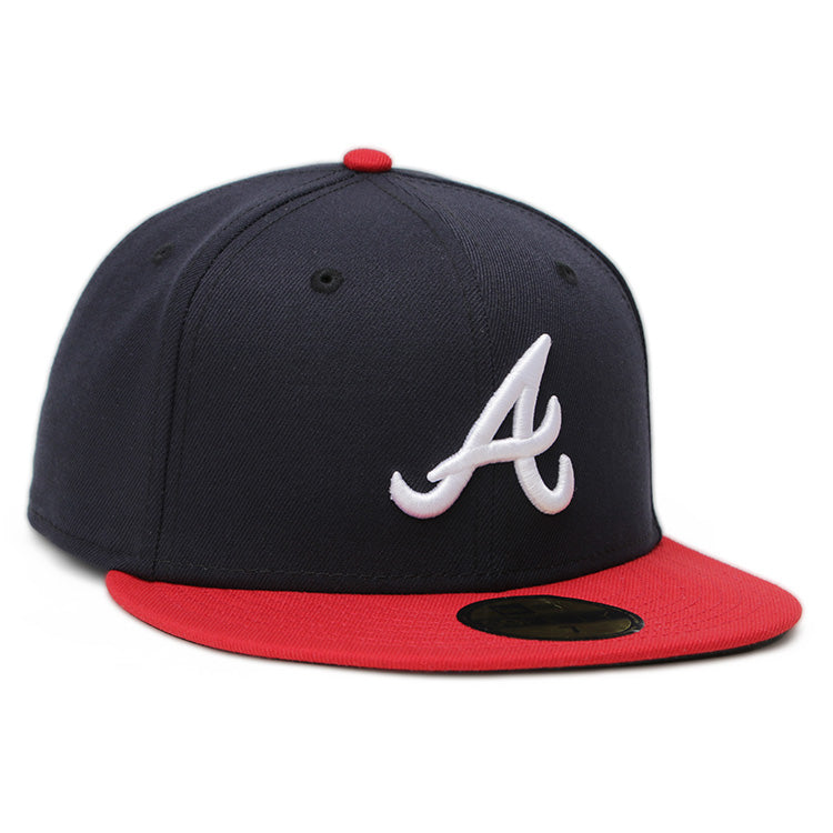 Atlanta Braves MLB AC Perf HM 2017 Red Navy 59FIFTY Fitted Cap