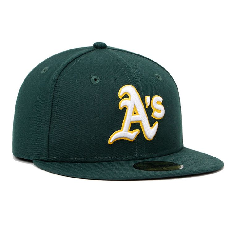 Oakland Athletics MLB AC Perf Dark Green 59FIFTY Cap (ESSENTIAL)