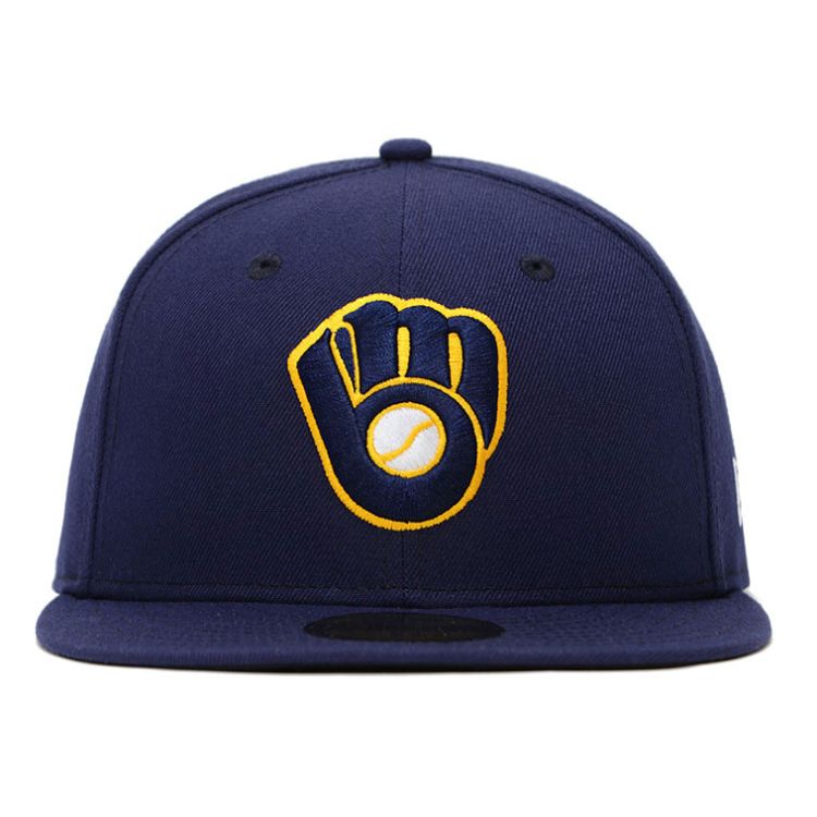 Milwaukee Brewers MLB AC Perf Blue 59FIFTY Cap (ESSENTIAL)