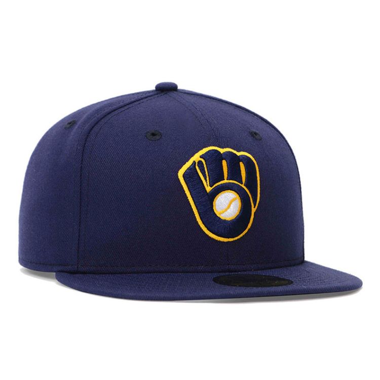 Milwaukee Brewers MLB AC Perf Blue 59FIFTY Cap (ESSENTIAL)