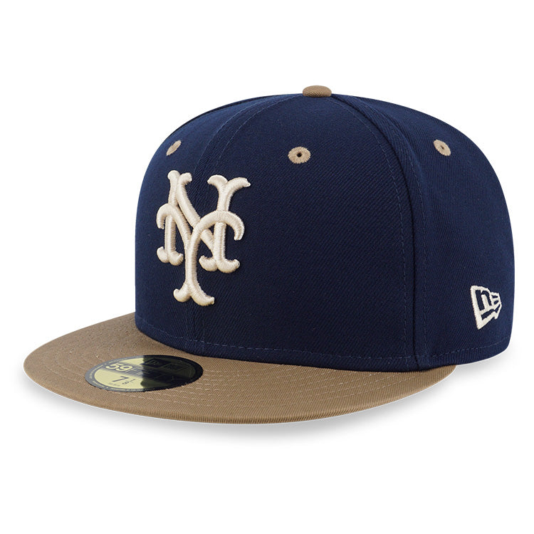 New York Mets MLB Cooperstown Oceanside Blue 59FIFTY Fitted Cap