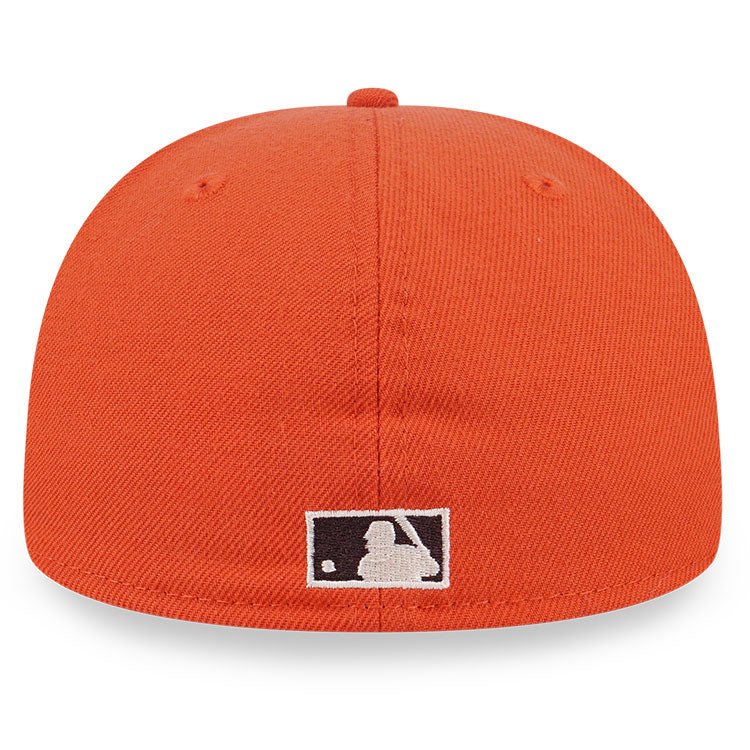 Los Angeles Dodgers MLB Campfire Burnt Orange 59FIFTY Fitted Cap