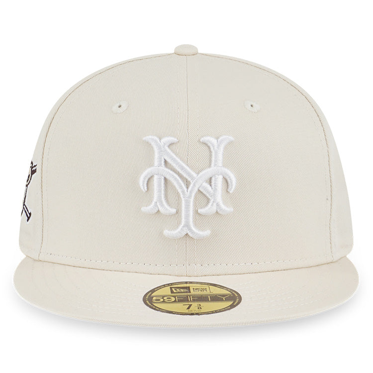 New York Mets MLB Coconut Light Cream 59FIFTY Fitted Cap