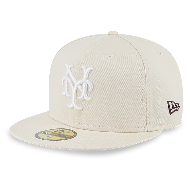 New York Mets MLB Coconut Light Cream 59FIFTY Fitted Cap