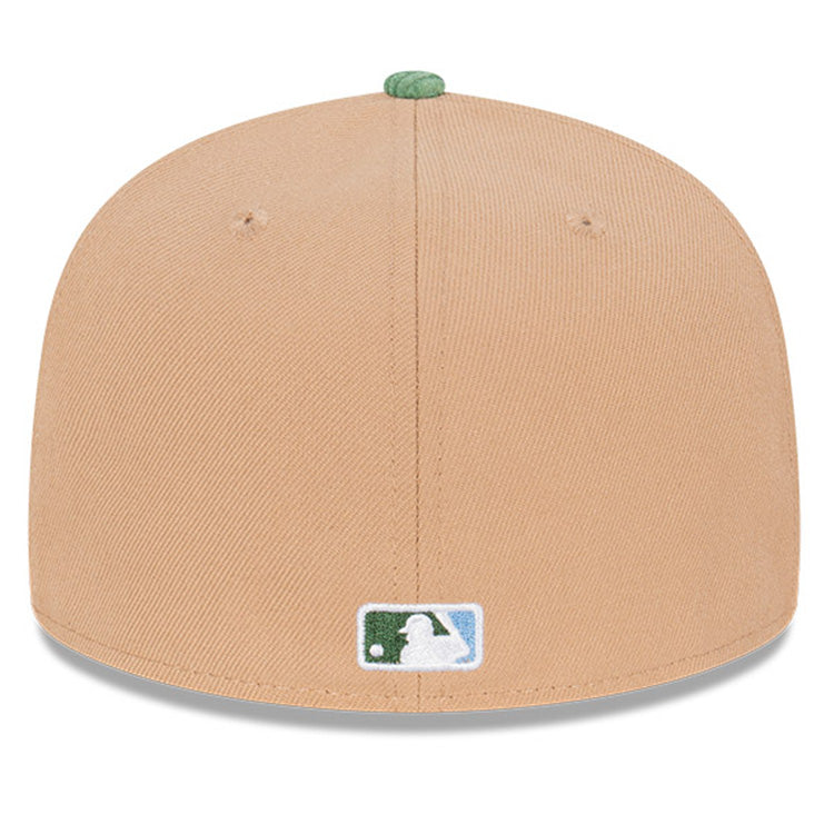 New York Yankees MLB Oasis Corduroy Green Camel 59FIFTY Fitted Cap