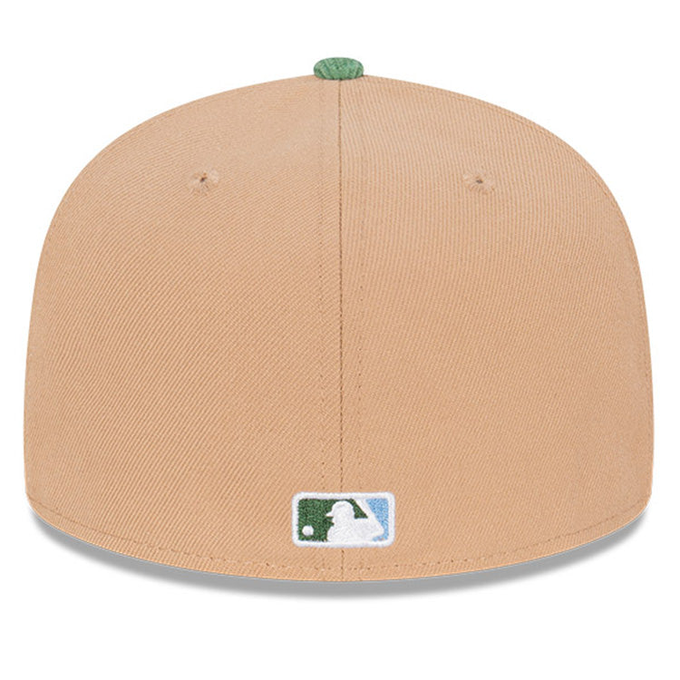 Los Angeles Dodgers MLB Oasis Corduroy Green Camel 59FIFTY Fitted Cap