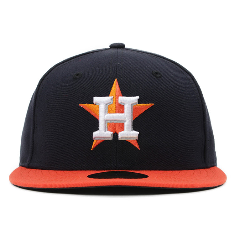 Houston Astros MLB AC Perf 2017 Orange Navy 59FIFTY Fitted Cap