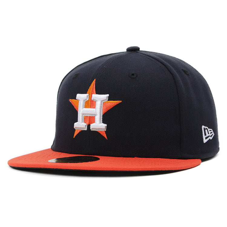 Houston Astros MLB AC Perf 2017 Orange Navy 59FIFTY Fitted Cap