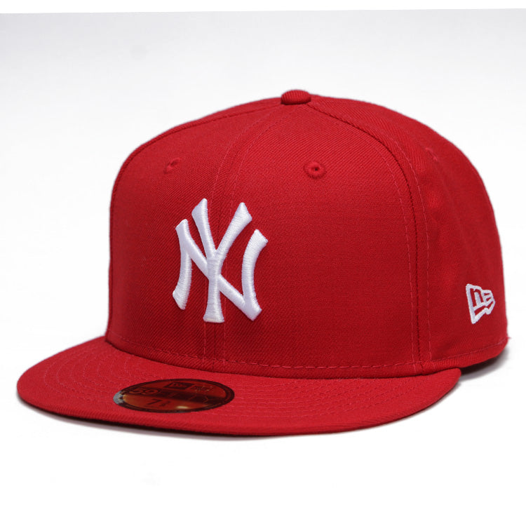 New York Yankees MLB AC Perf Scarlet 59FIFTY Fitted Cap (ESSENTIAL)