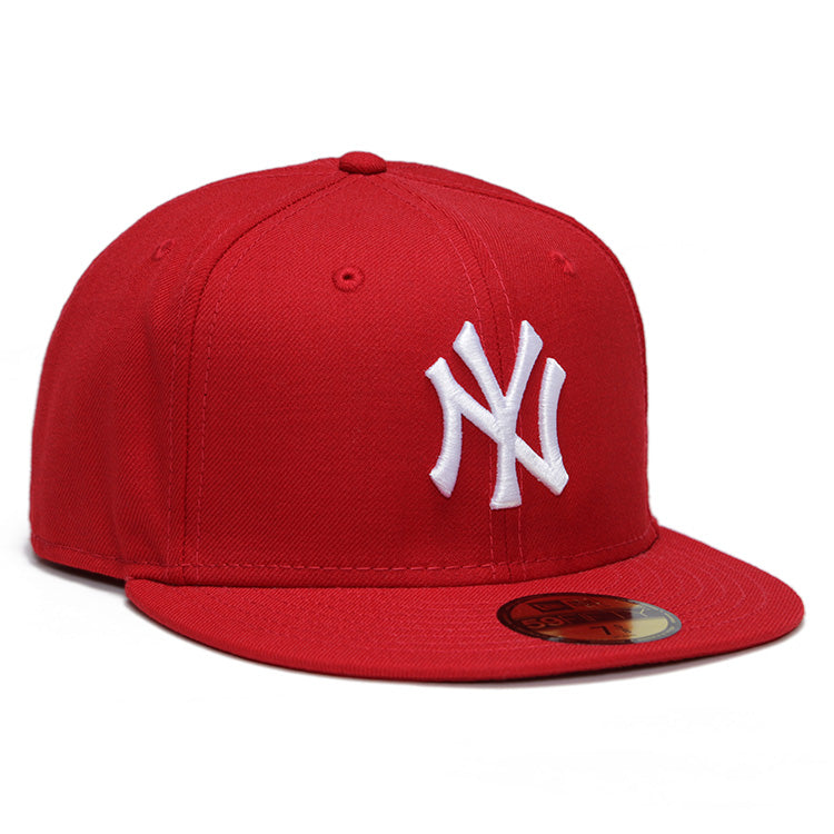 New York Yankees MLB AC Perf Scarlet 59FIFTY Fitted Cap (ESSENTIAL)