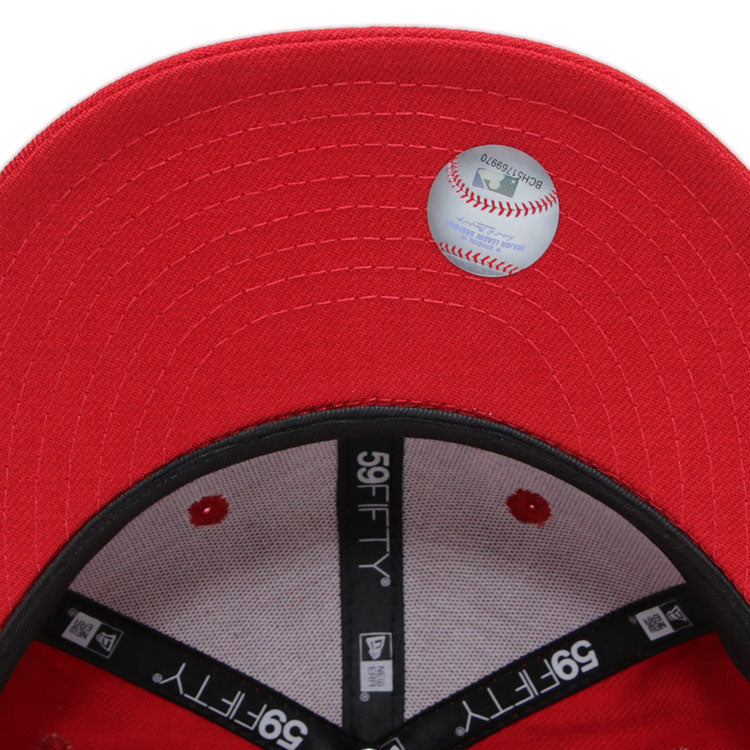 New York Yankees MLB AC Perf Scarlet 59FIFTY Fitted Cap (ESSENTIAL)