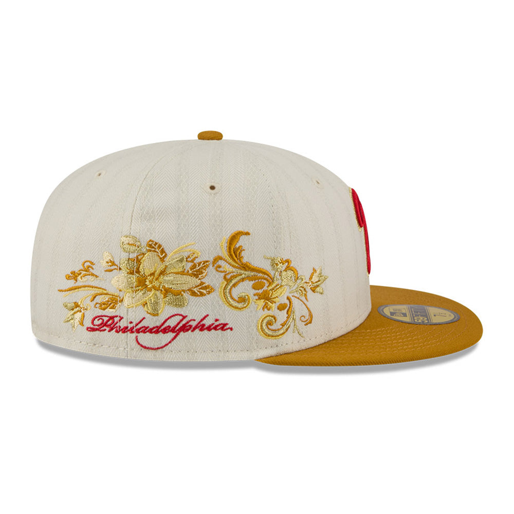 New Era Philadelphia Phillies 59FIFTY Day White 59FIFTY Fitted Cap