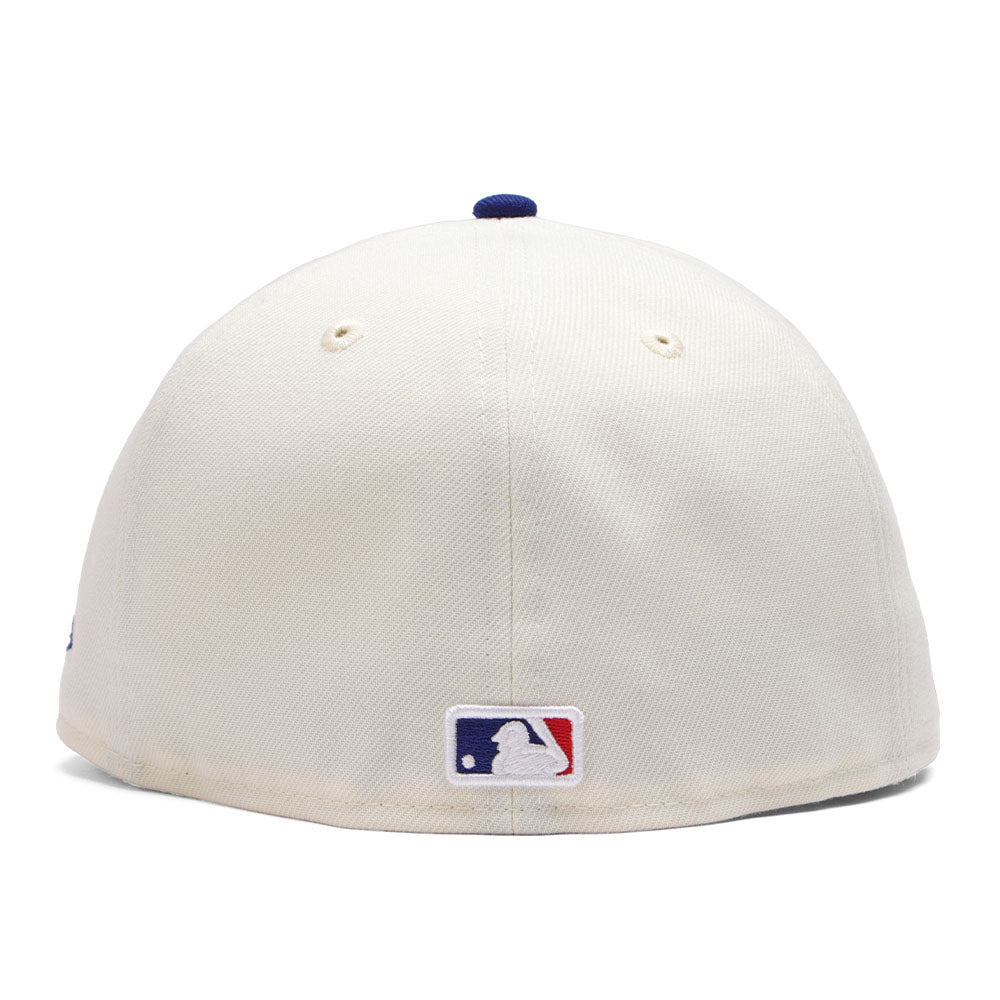 Los Angeles Dodgers Upside Down Cream Dark Royal 59FIFTY Fitted Cap