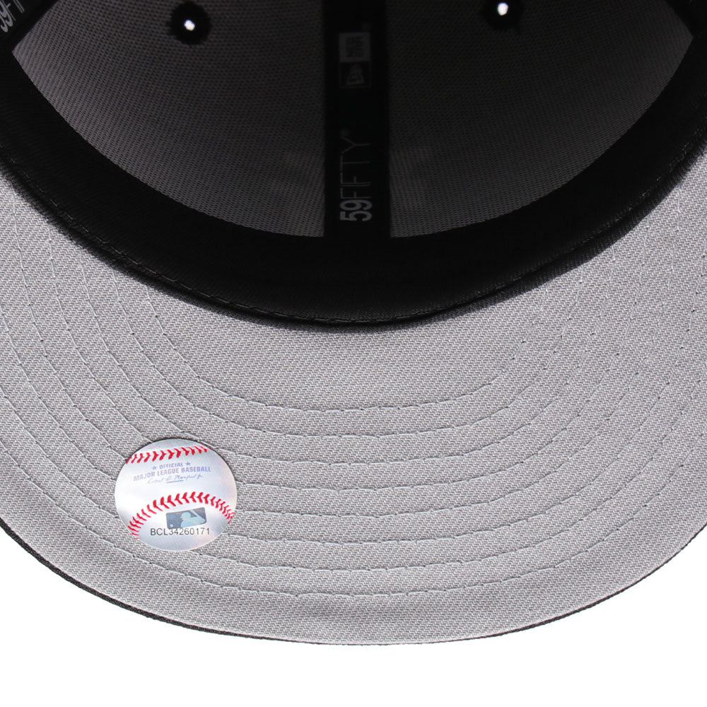 New Era Los Angeles Dodgers Upside Down Black 59FIFTY Fitted Cap