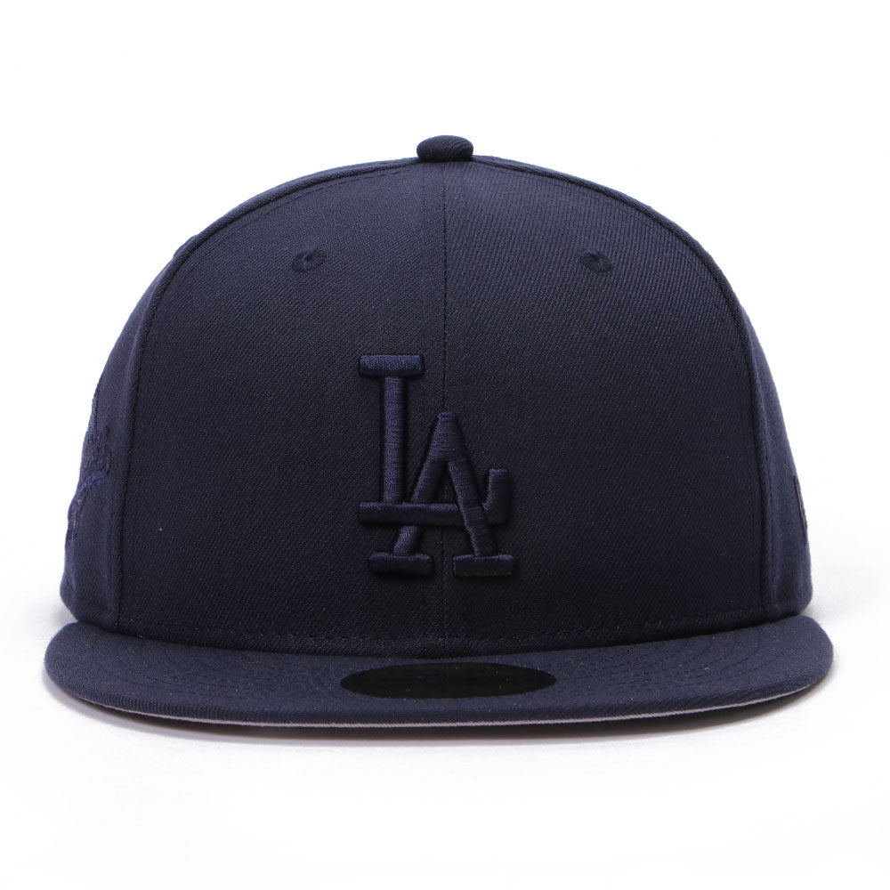 Los Angeles Dodgers Tonal Logo Navy 59FIFTY Fitted Cap
