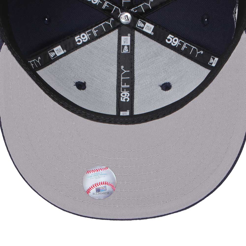 Los Angeles Dodgers Tonal Logo Navy 59FIFTY Fitted Cap