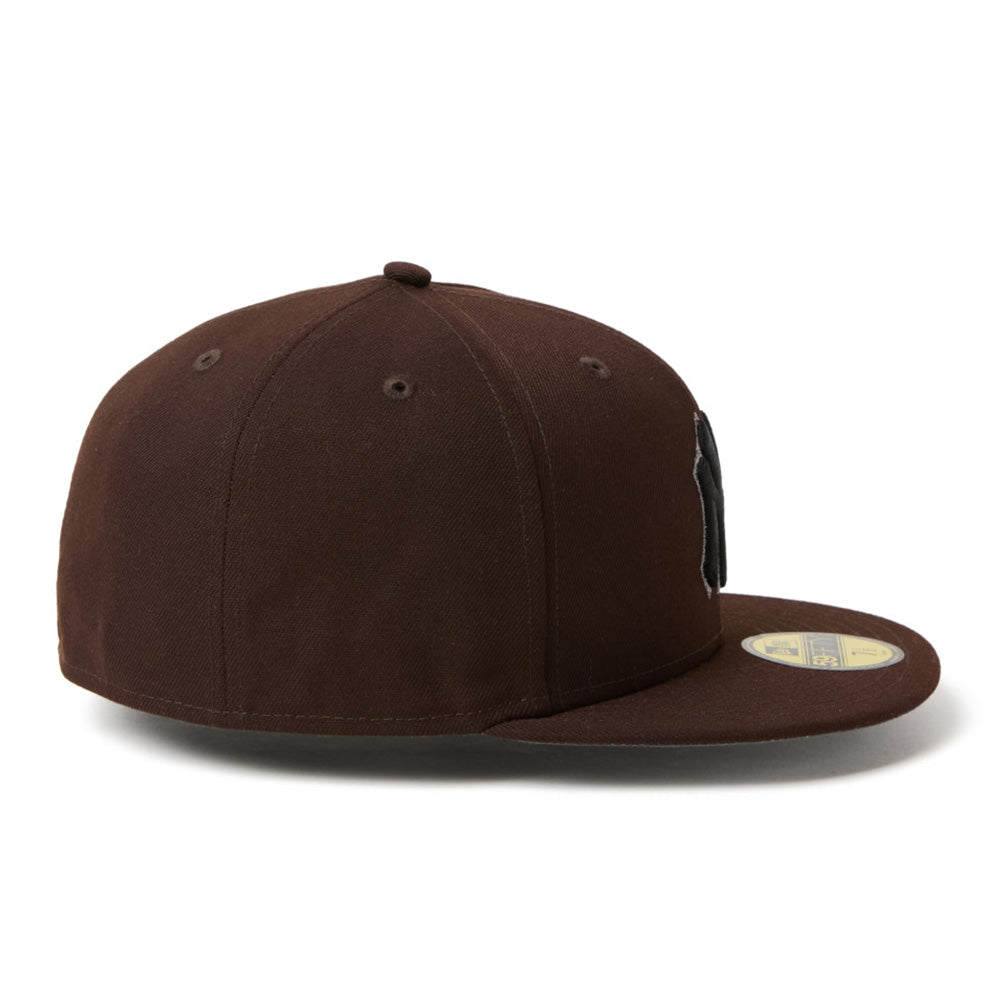 New Era New York Yankees Metallic Pewter Burnt Wood 59FIFTY Fitted Cap