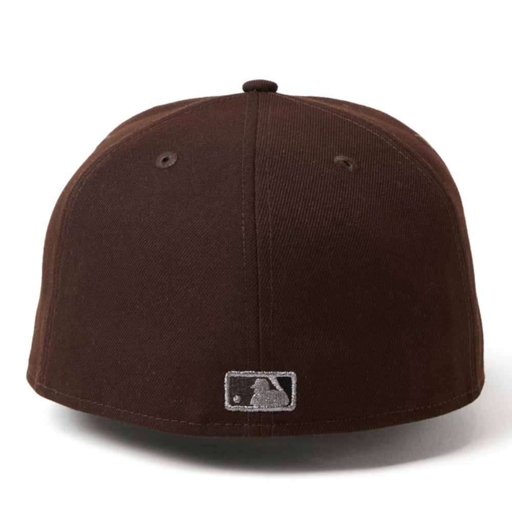 New Era New York Yankees Metallic Pewter Burnt Wood 59FIFTY Fitted Cap