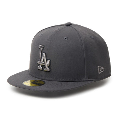 New Era Los Angeles Dodgers Metallic Pewter Grey 59FIFTY Fitted Cap